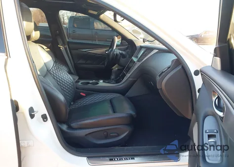 2018 Infiniti Q50 3.0T Red Sport 400 from USA, damaged, VIN JN1FV7AR8JM480044